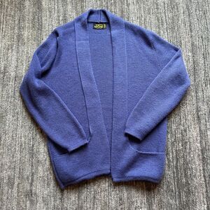 Super Soft 100% Alpaca Wool Cardigan Sweater, Made in Peru, size M/L